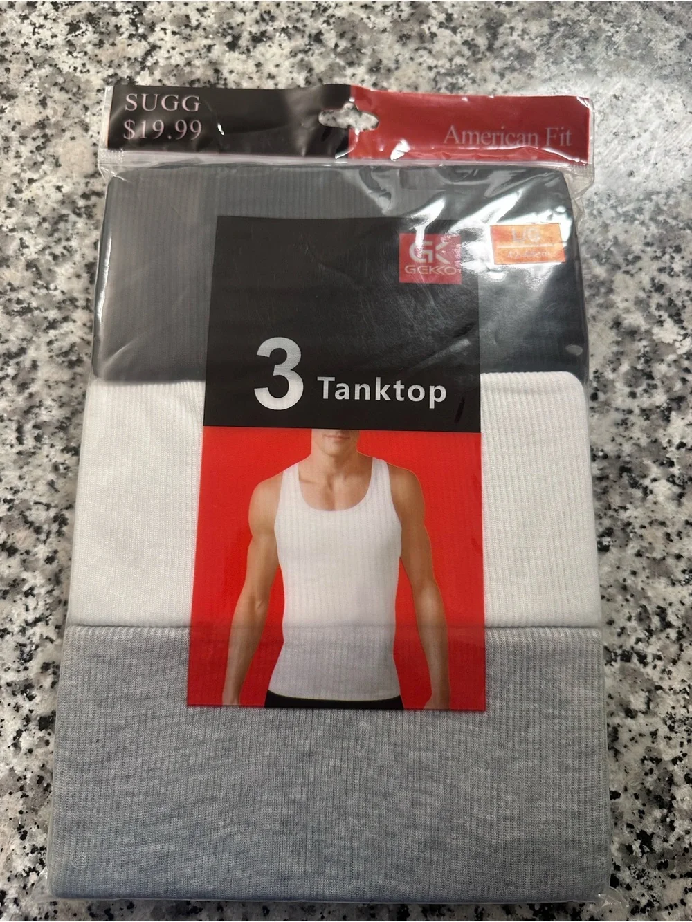 Ecko Unlimited 3-Pack Tank Tops — Black, White, Gray